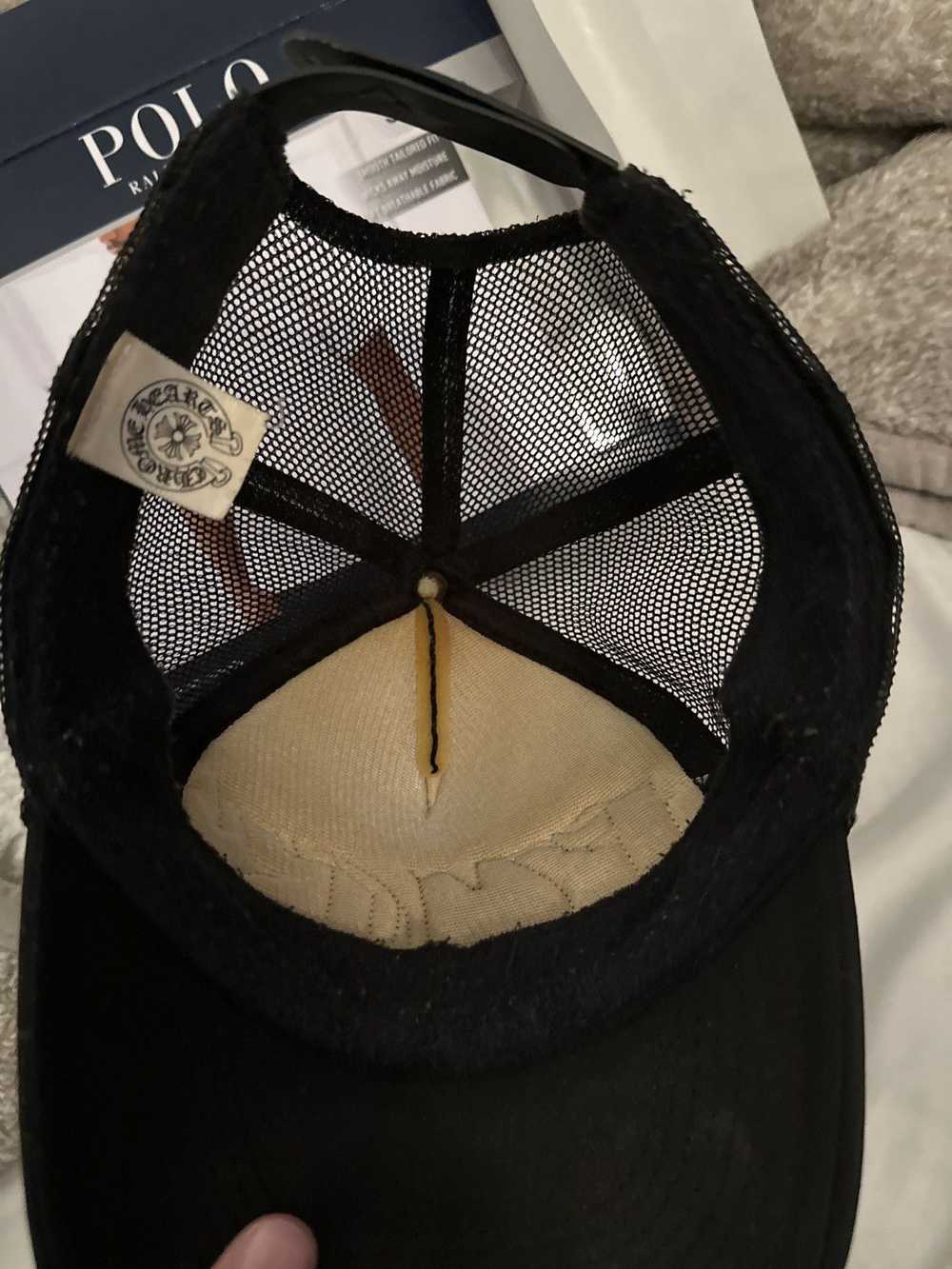 Chrome Hearts fuck leather trucker hat - image 12