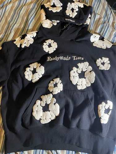 denimtears×readymade Brand New READYMADE x Denim Tears Cotton Wreath Hoodie Black