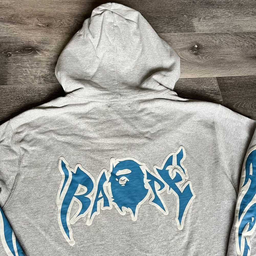 Bape Rare A Bathing Ape Bape Graffiti Logo Full Z… - image 5