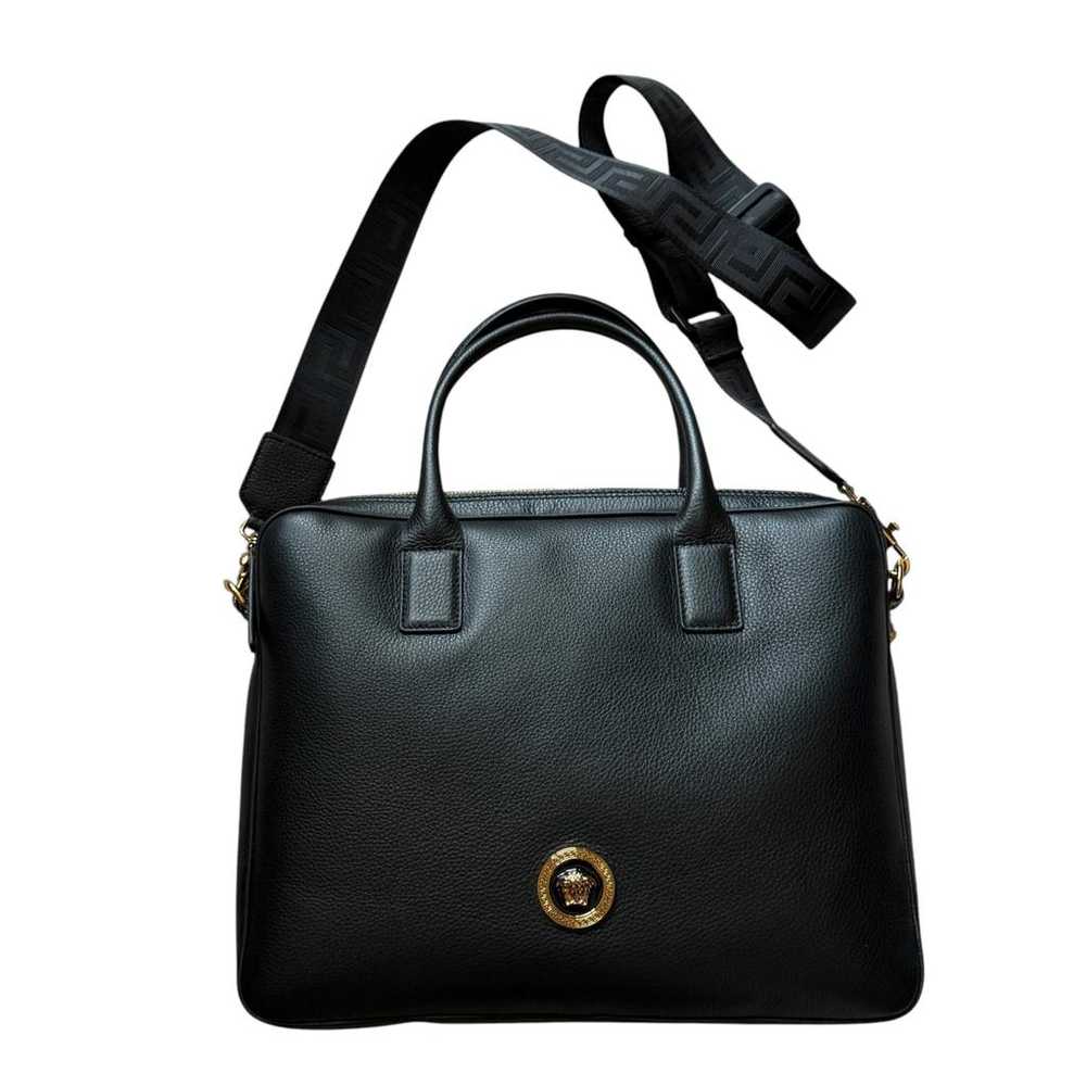 Versace La Medusa leather bag - image 4