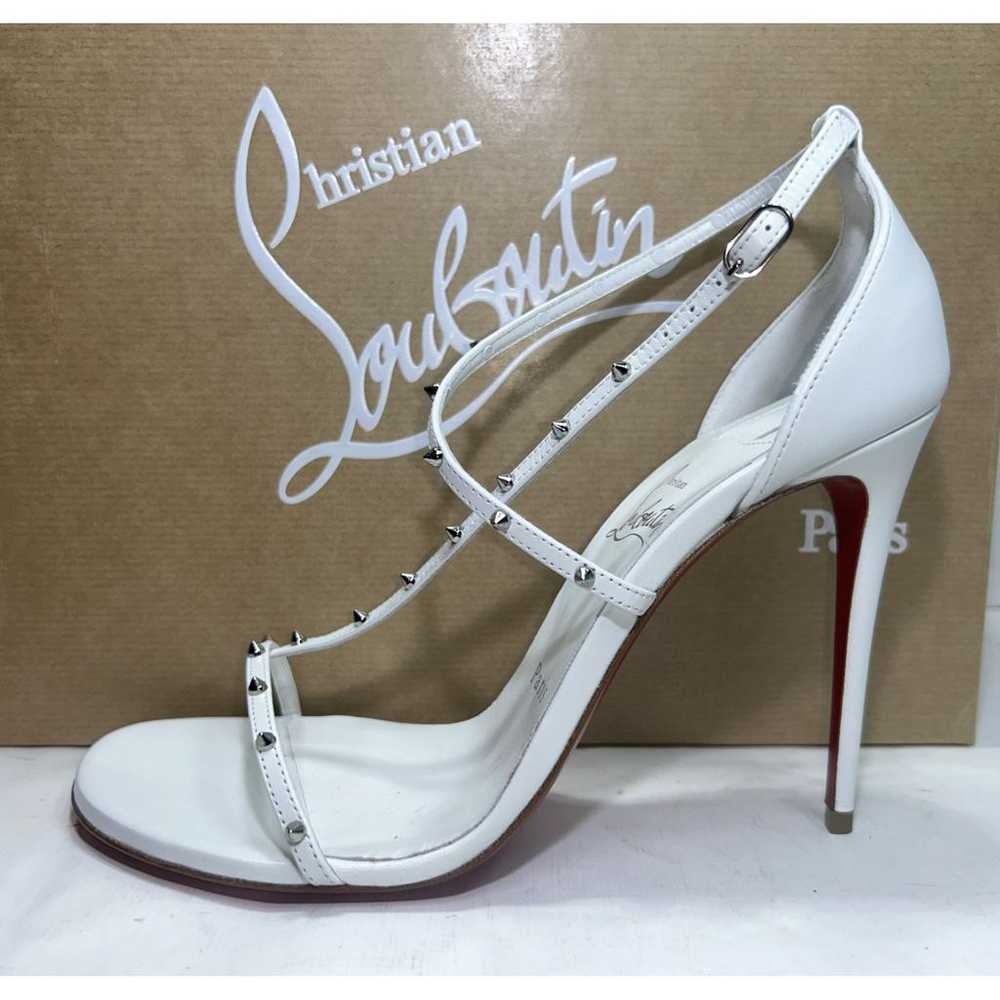 Christian Louboutin Leather sandal - image 4