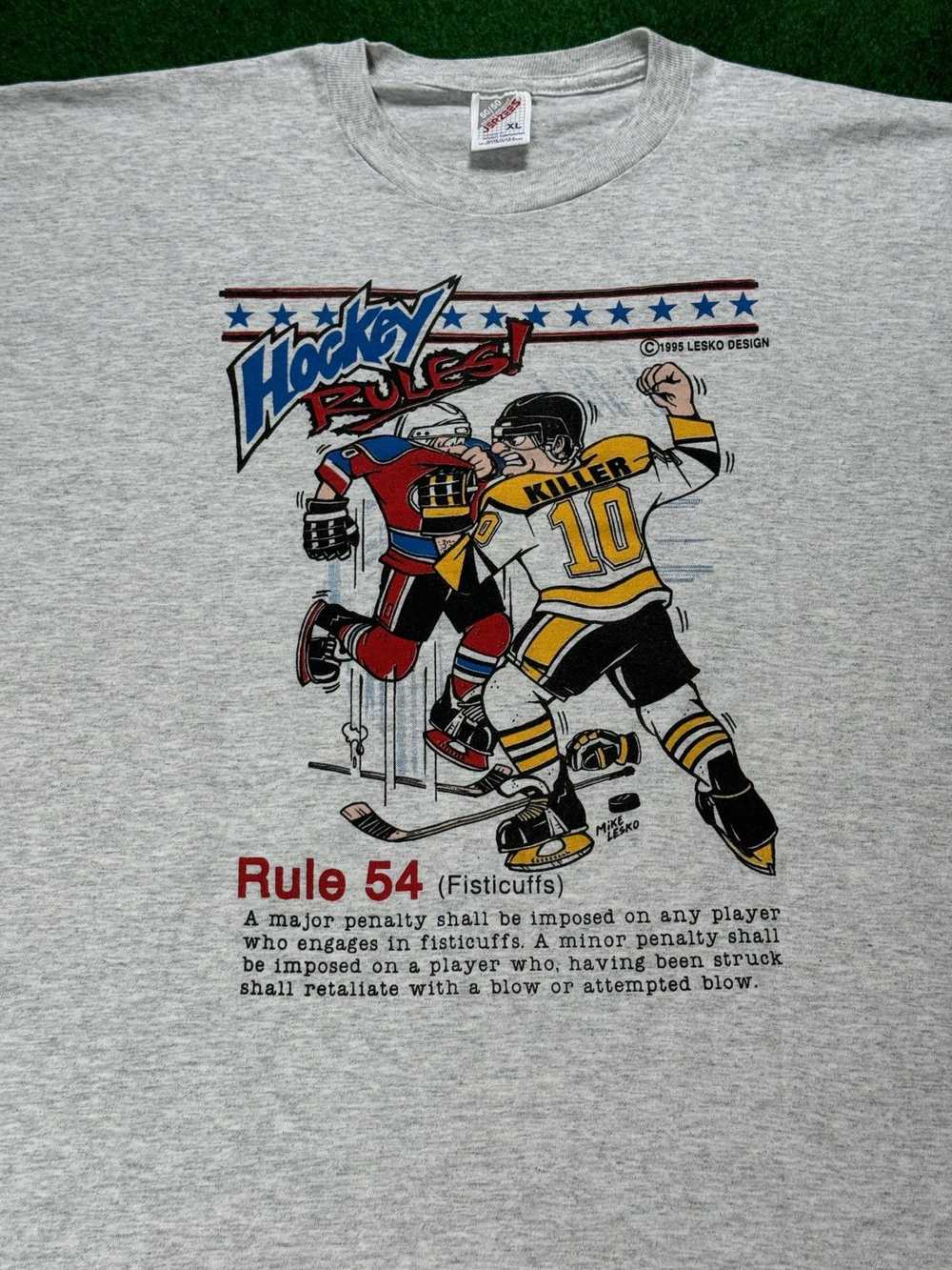 NHL × Streetwear × Vintage Vintage 90s Hockey Rul… - image 2