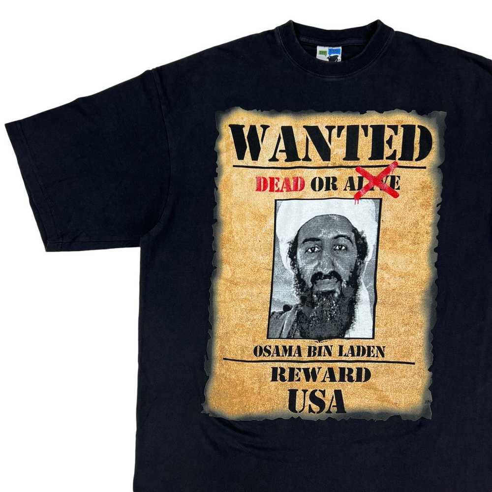 Vintage Vintage Y2K Osama Bin Laden Wanted Dead o… - image 3