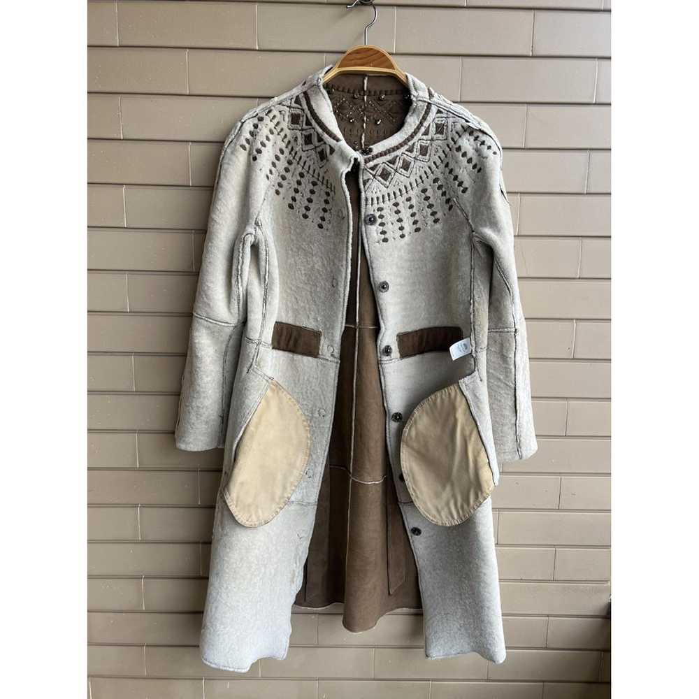 Philosophy Di Alberta Ferretti Leather coat