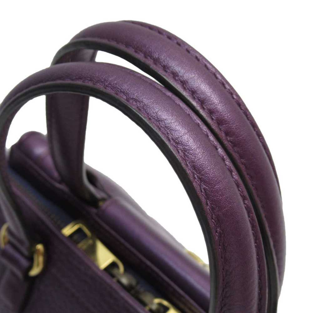 Gucci 1973 Purple Leather Handbag (Pre-Owned) - image 3