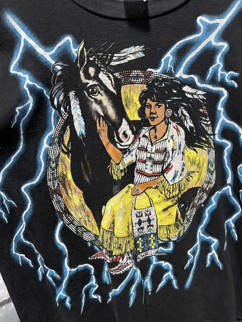 Vintage Vintage American Thunder women horse sing… - image 2