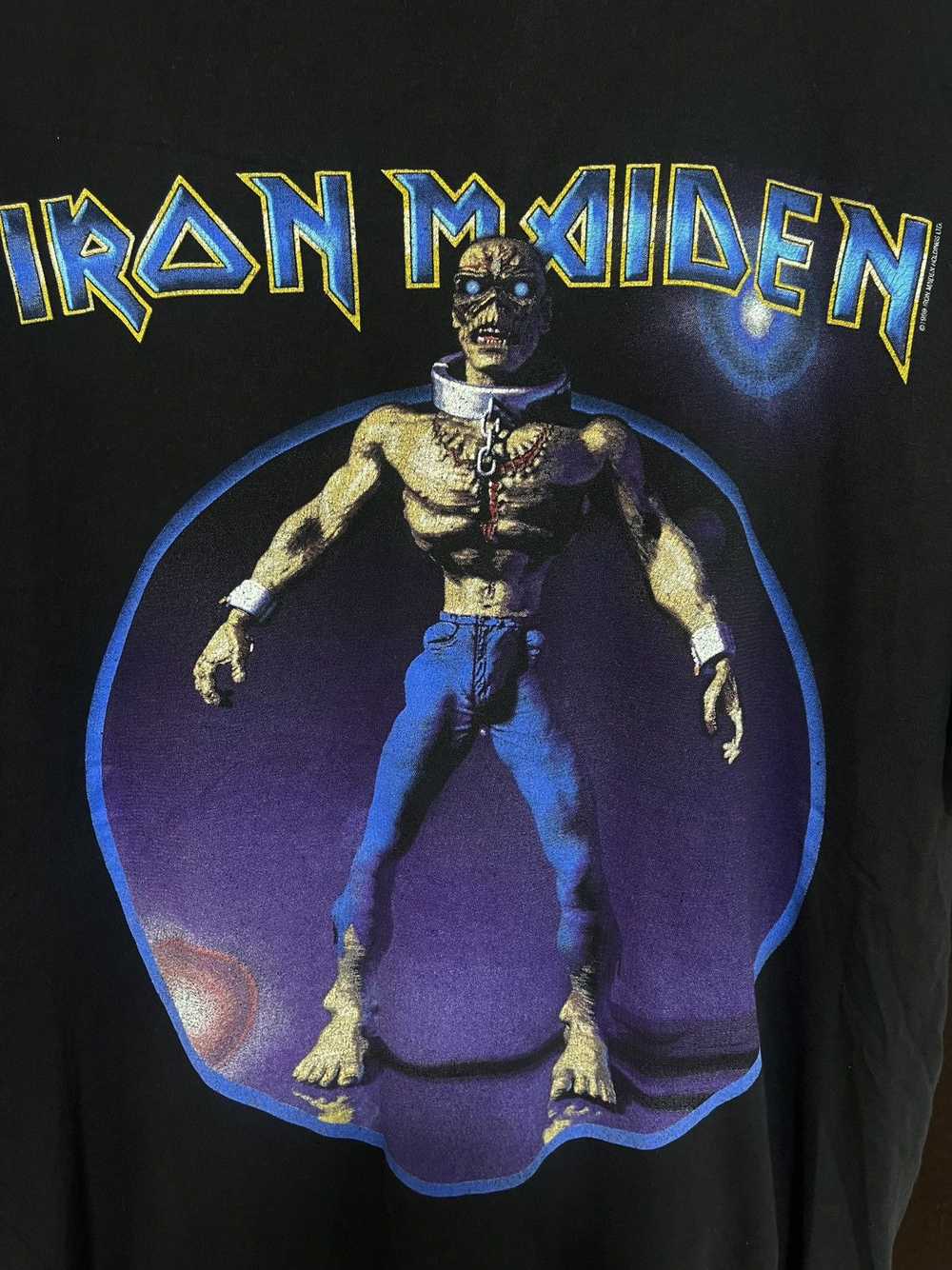 Streetwear × Vintage Vintage Iron Maiden - image 5