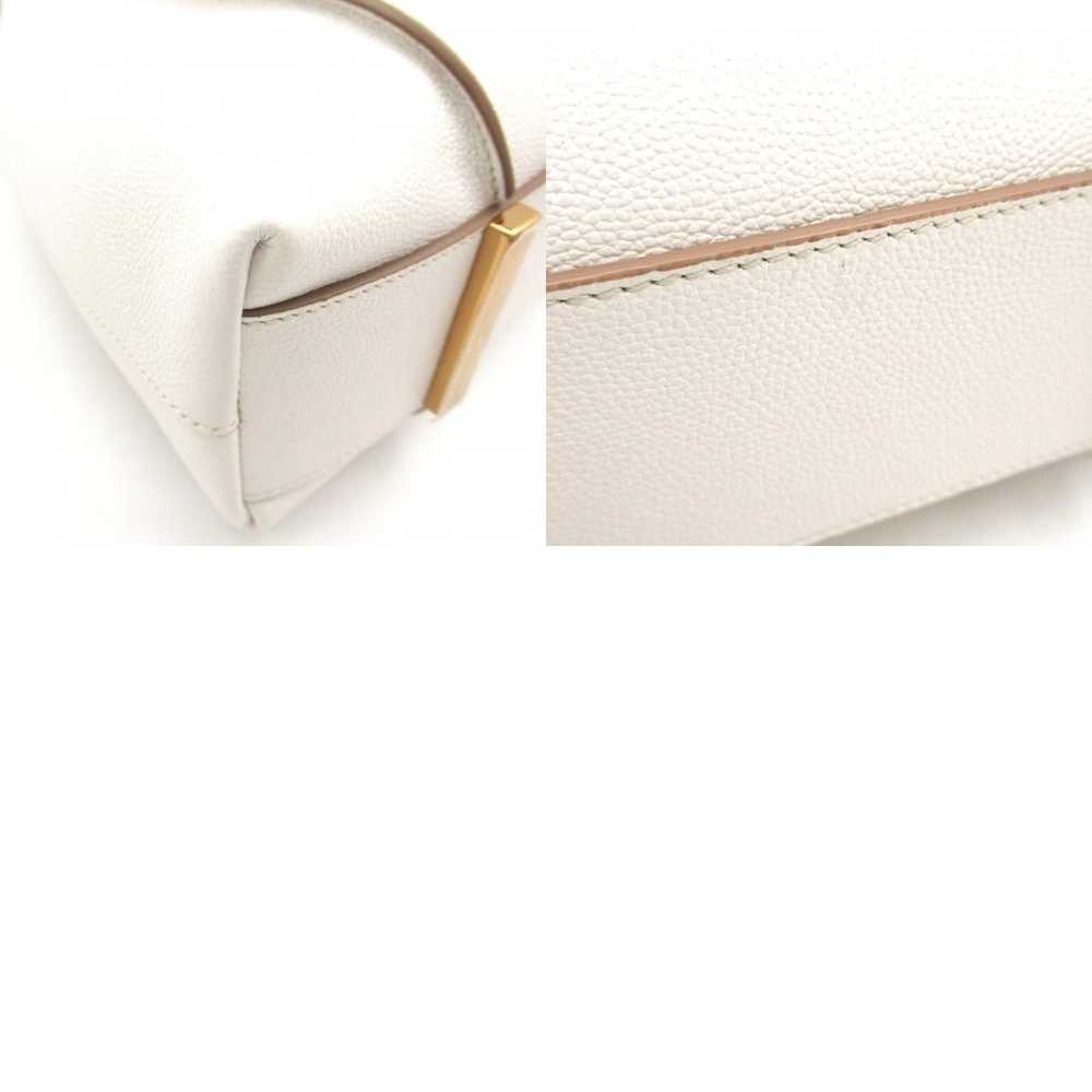 Tod's Tod's Tod's Leather Shoulder Bag White Leat… - image 10