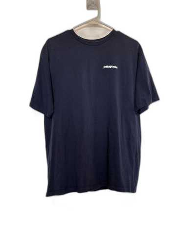 Patagonia Navy Blue Patagonia Classic Logo T-Shirt