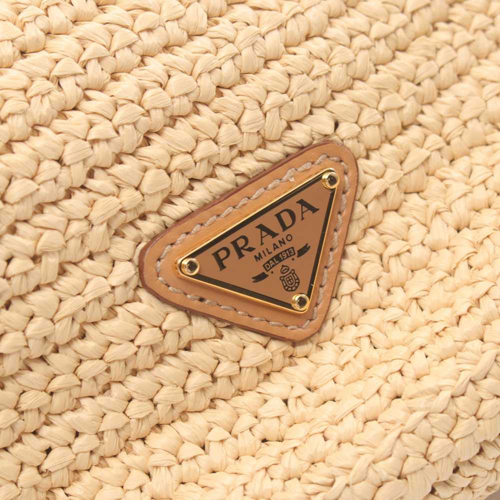 Prada Prada Mini Bucket Bag Basket Handbag Raffia… - image 6