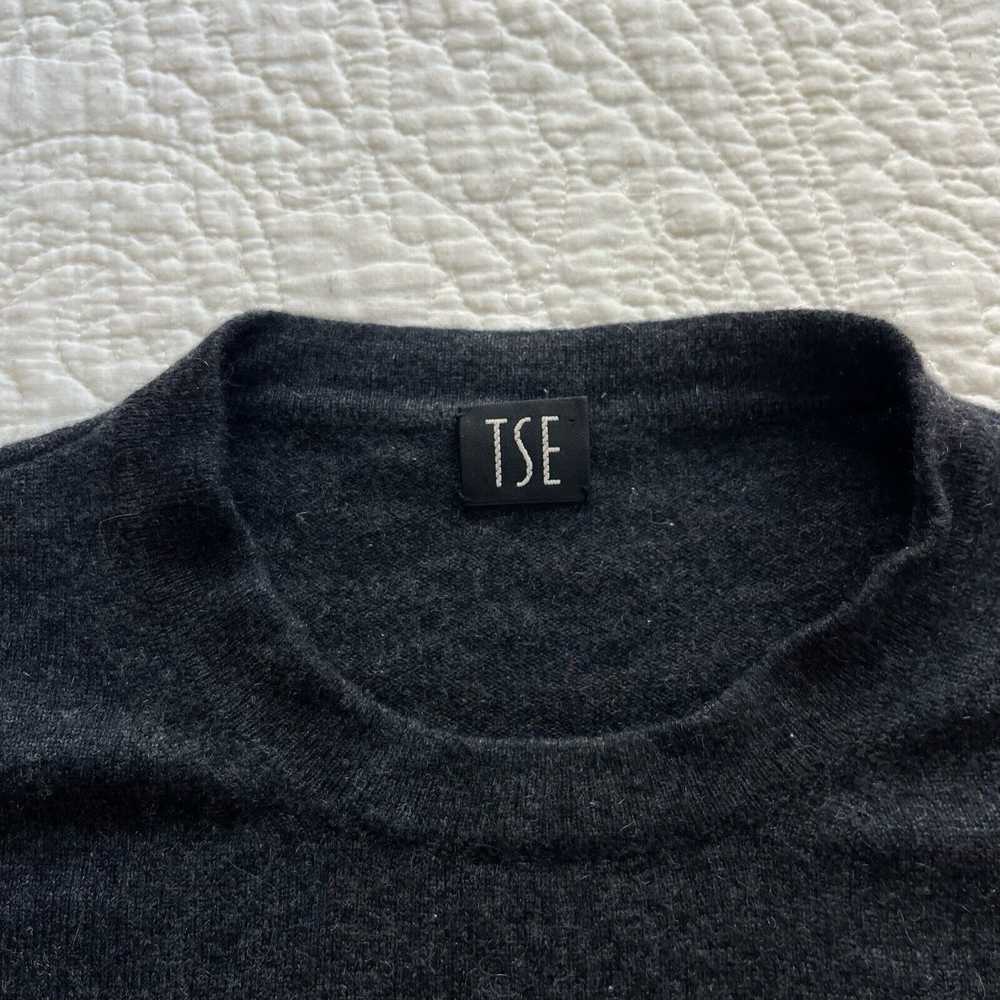 Tse TSE Cashmere Sweater Mens Top Black Pullover … - image 7