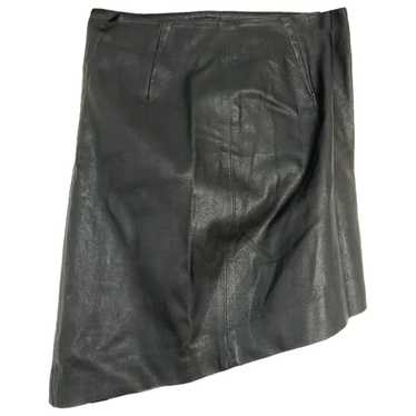 Iro Leather mini skirt