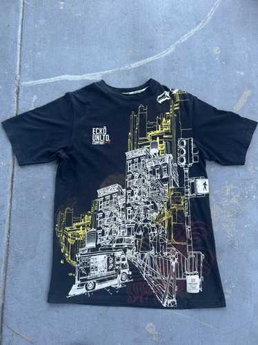 Ecko Unltd. Rare Vintage Ecko Unltd Cityscape Tee-