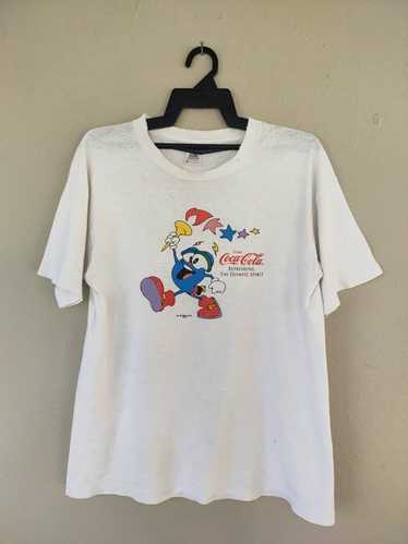 Coca Cola × Usa Olympics × Vintage THRASHED Vintag