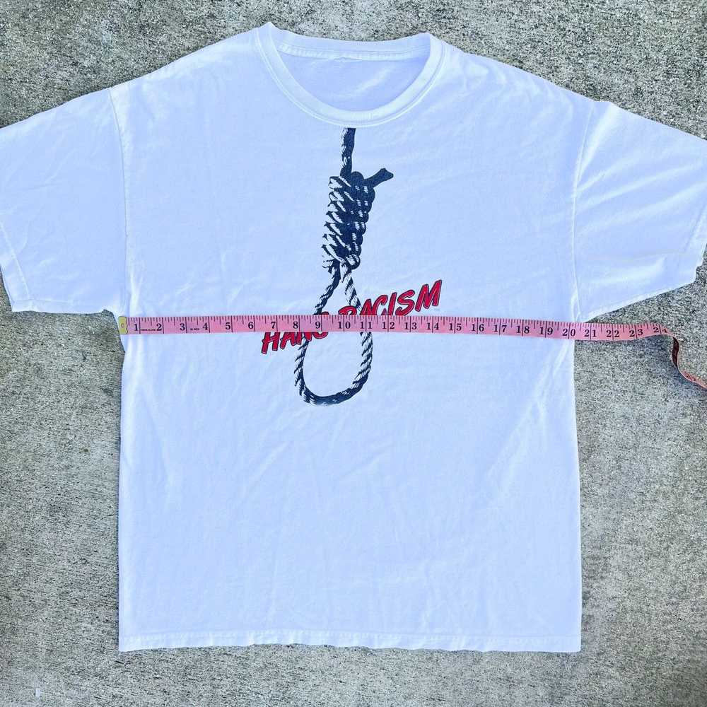 Rare × Streetwear × Vintage Vintage “Hang Racism”… - image 4