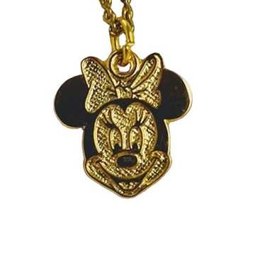 Disney Disney Minnie Mouse Gold-Toned Flat Neckla… - image 1