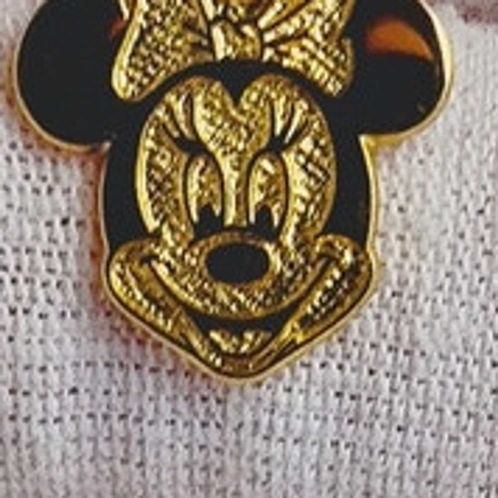 Disney Disney Minnie Mouse Gold-Toned Flat Neckla… - image 2