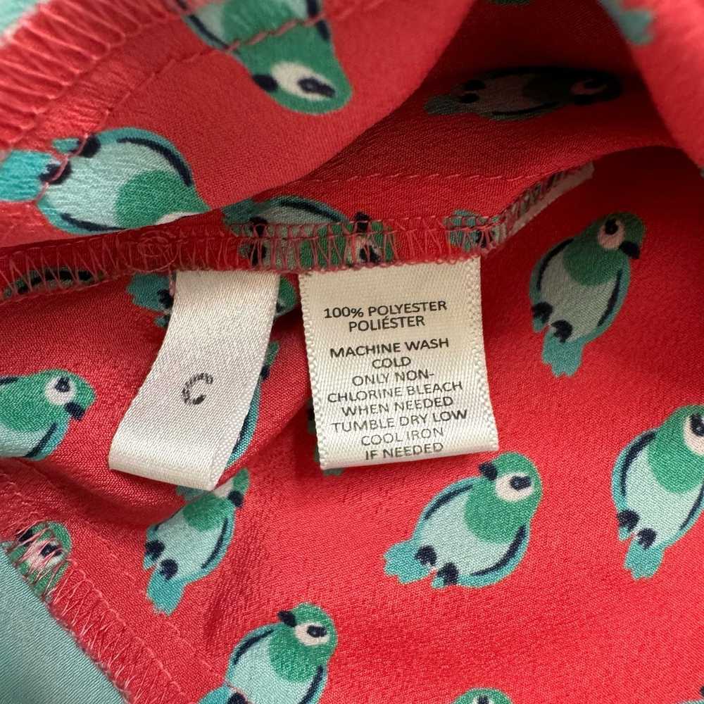 Loft LOFT Parrot Watermelon Sleeveless Top Small … - image 4