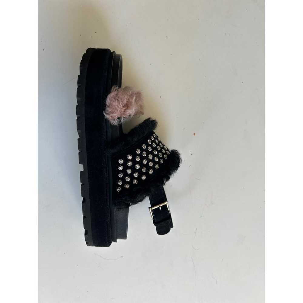 Alexander McQueen Faux fur sandals - image 2