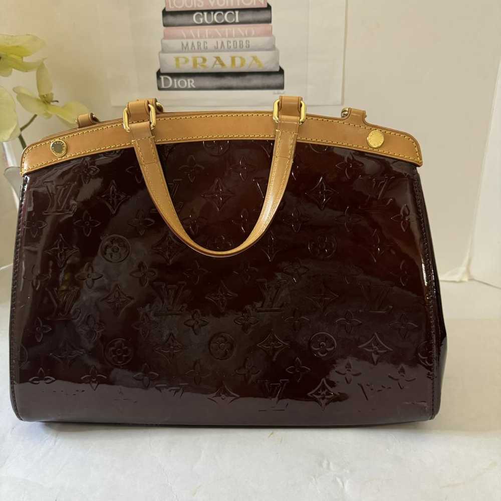 Louis Vuitton Bréa patent leather handbag - image 2