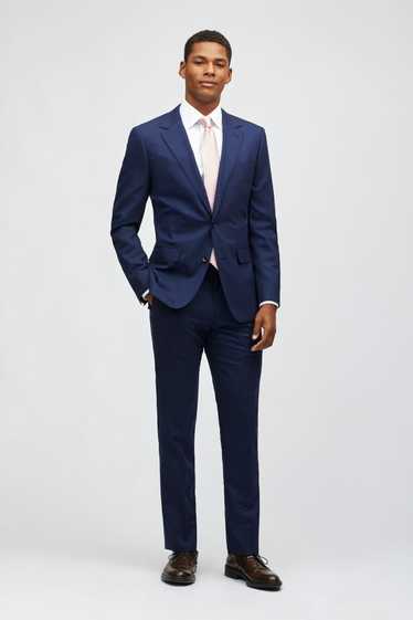 Bonobos Bonobos Jetsetter navy plaid wool suit