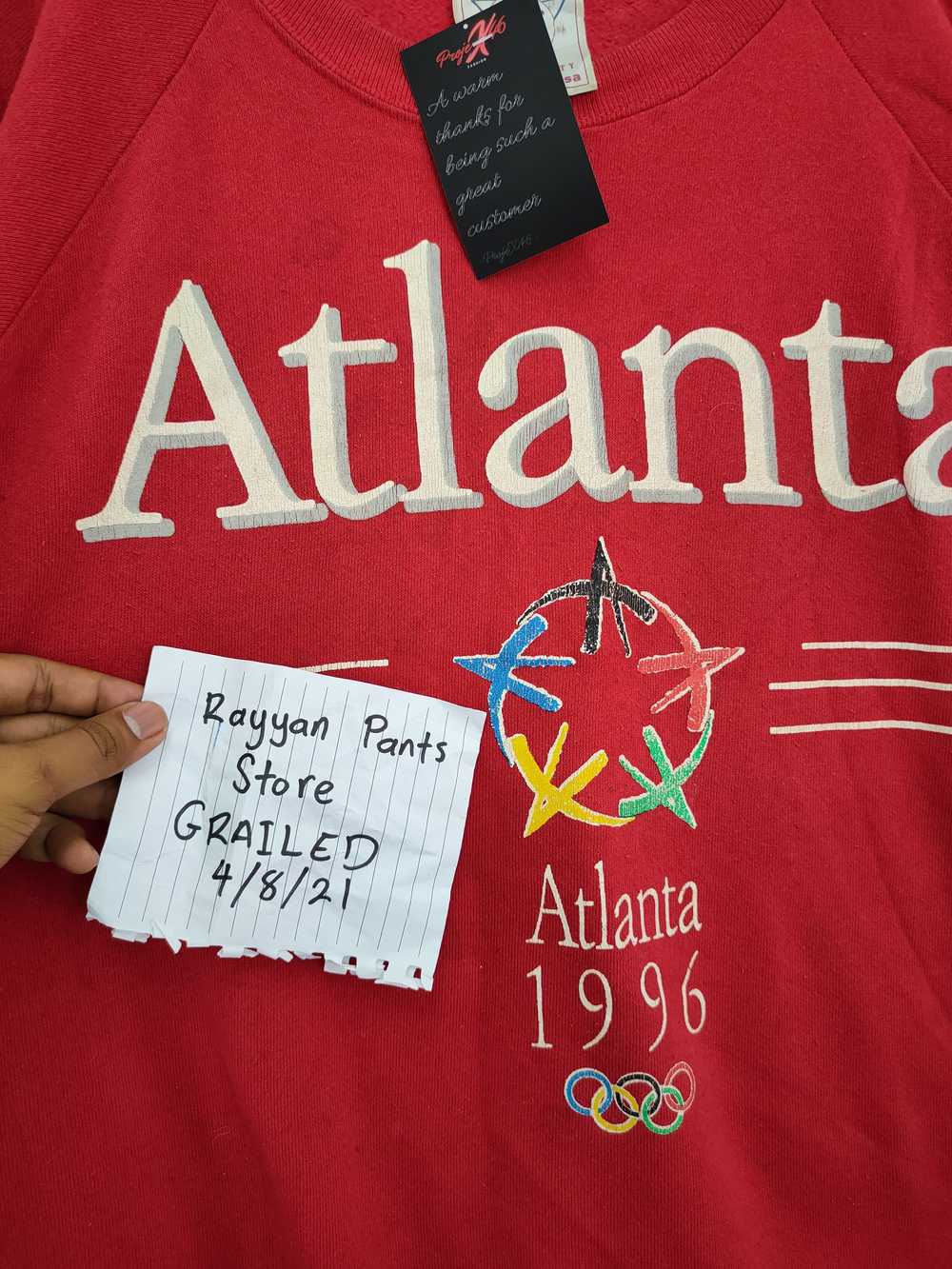 1990x Clothing × Usa Olympics × Vintage Atlanta 1… - image 8