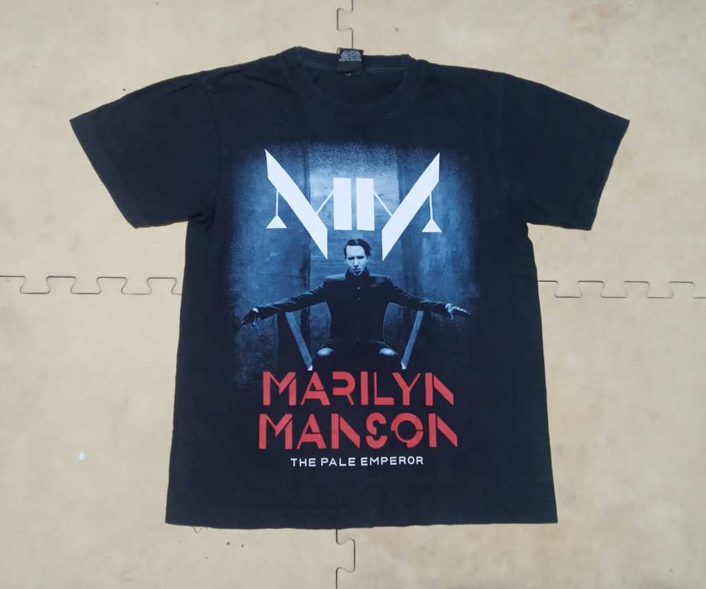 Band Tees × Rock T Shirt Bootleg Marilyn Manson - image 1