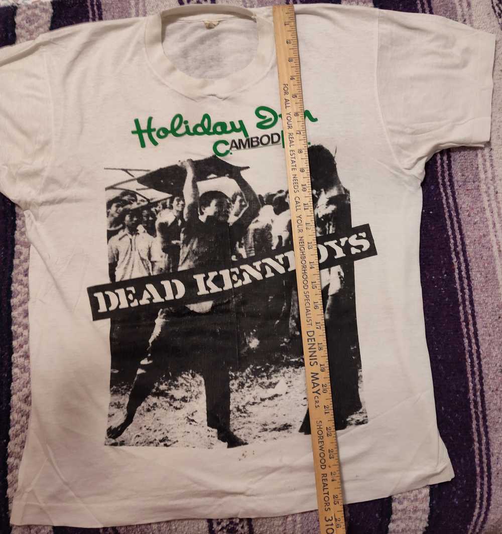 Vintage 80s Single Stitch Dead Kennedy's Holiday … - image 10