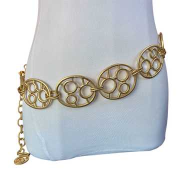 Vintage gold Chico’s chain belt - image 1