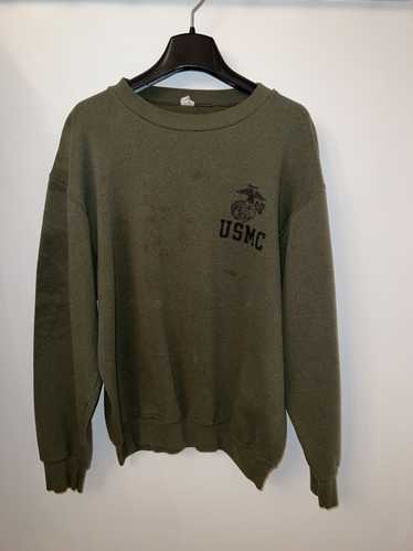 Military × Vintage 80s USMC Sweater - image 1