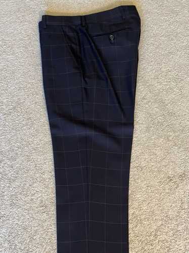 Todd Snyder Sutton Brown Windowpane Dress Pants