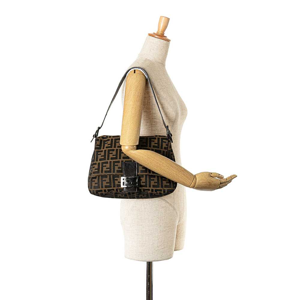 Brown Fendi Zucca Canvas Mamma Forever Shoulder B… - image 10