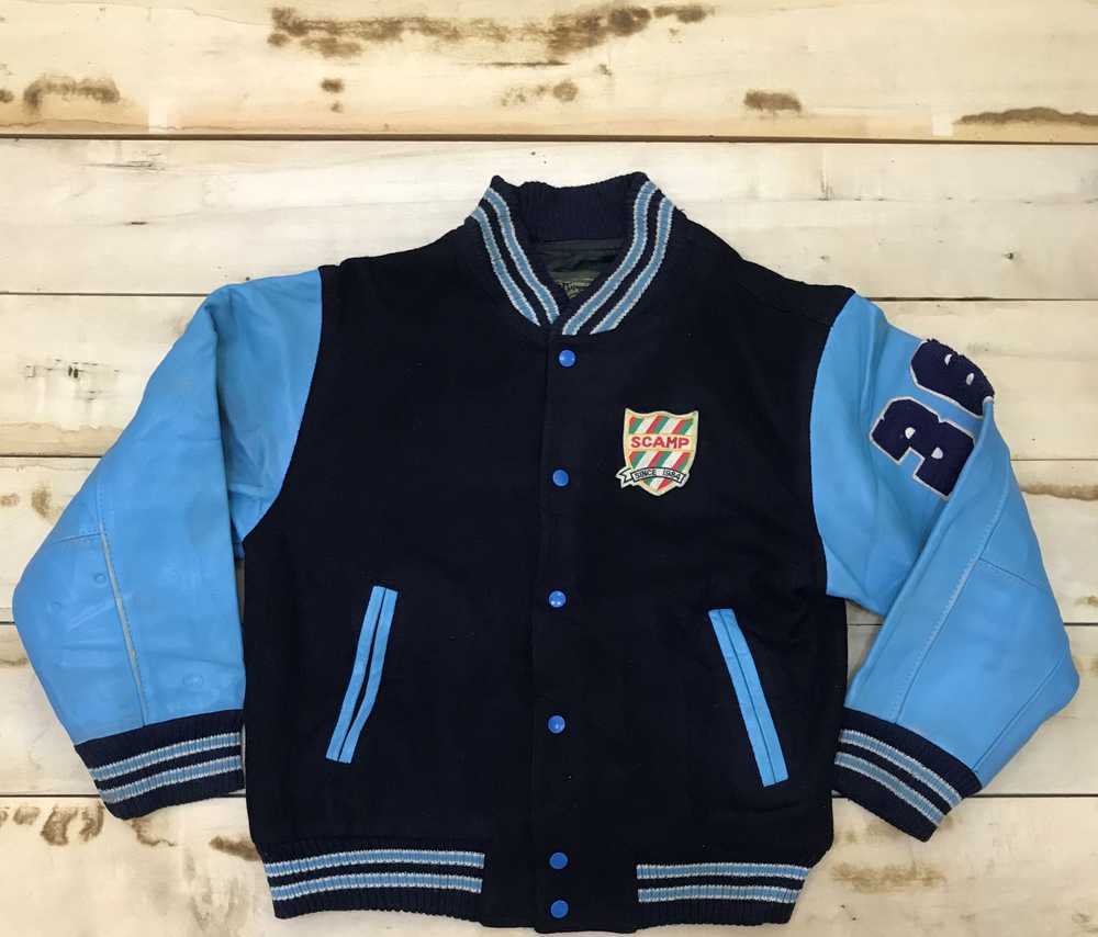 Hush Puppies × Varsity Jacket Z10 NEED GONE! VTG … - image 2