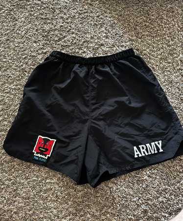 Pink Floyd × Vintage Custom Army Pink Floyd Shorts