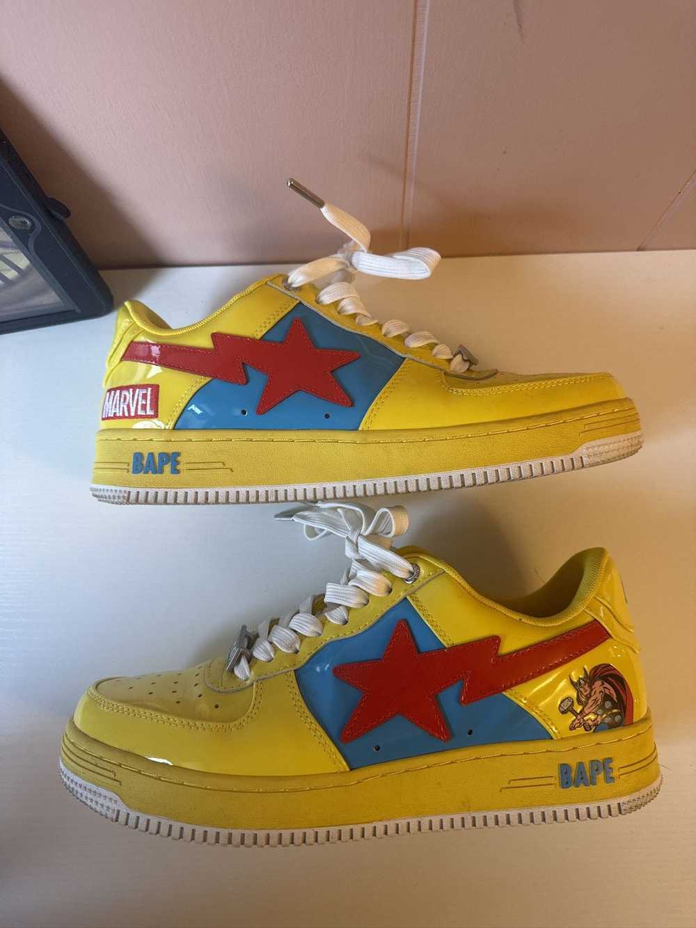 Bape × Marvel Comics Bape x Marvel Thor Bapesta - image 1