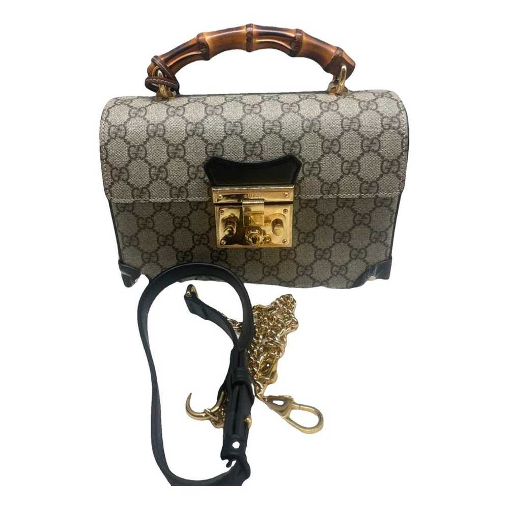 Gucci Padlock cloth handbag - image 1