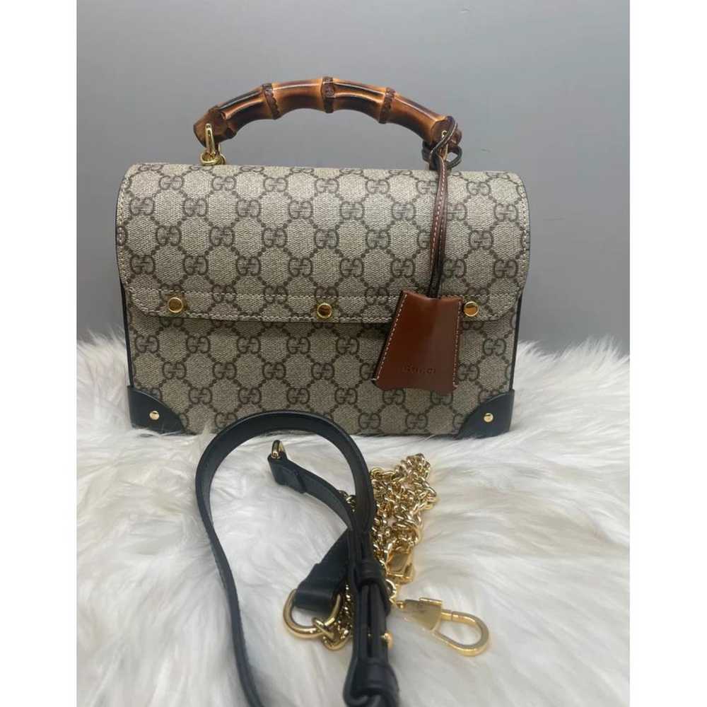 Gucci Padlock cloth handbag - image 3