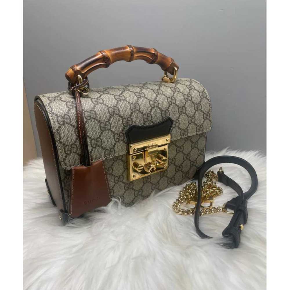 Gucci Padlock cloth handbag - image 4