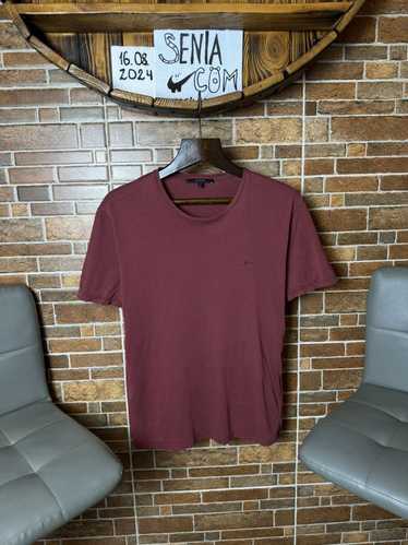 Gucci Gucci Burgundy T Shirt Small Logo