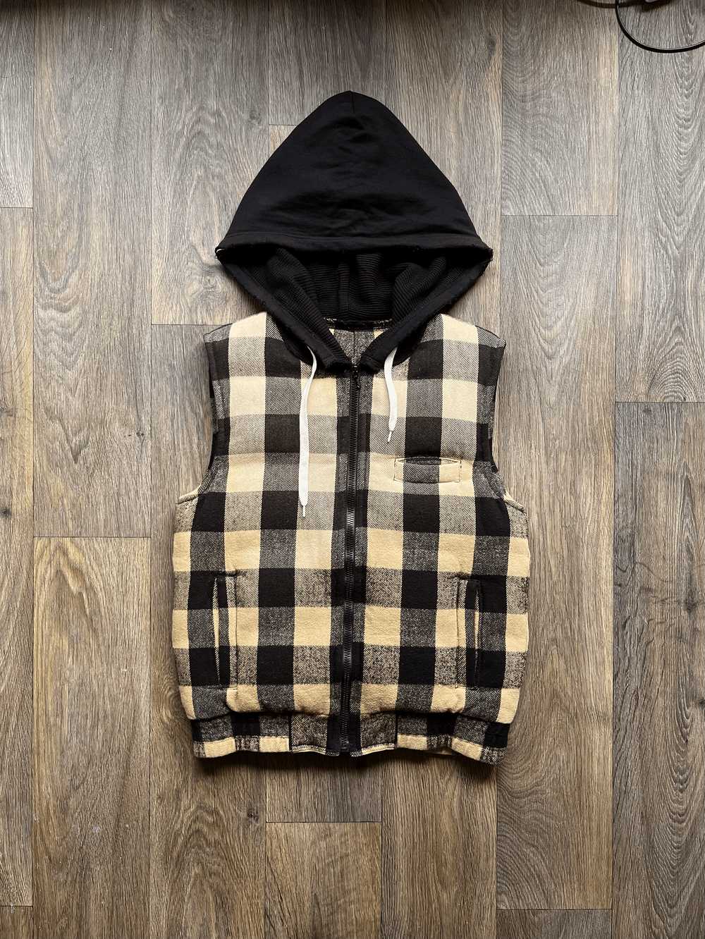 Number (N)ine AW05 Hybrid Hooded Down Vest - image 2