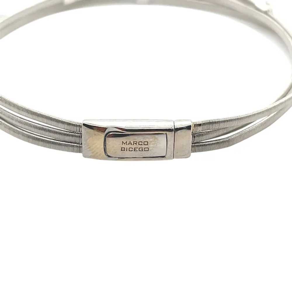 Marco Bicego 18K White Gold Diamond Bracelet - image 3