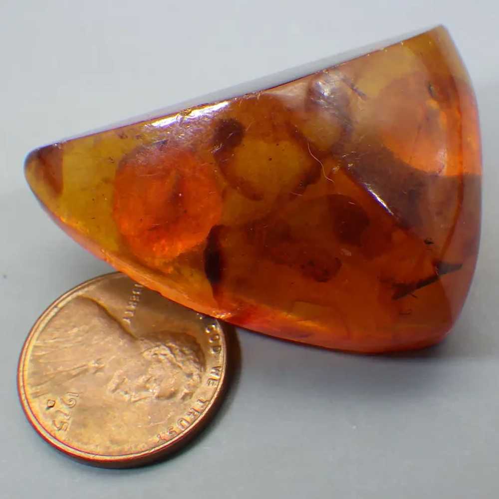 Vintage 1967 Russian Amber Brooch, Kaliningrad Fa… - image 4