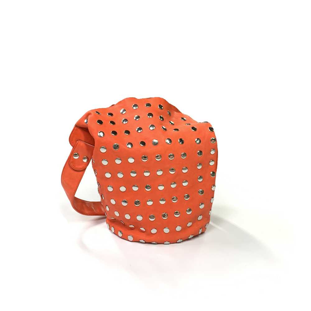 Marni 2010 Studded Leather Tote / Bucket Bag - image 2