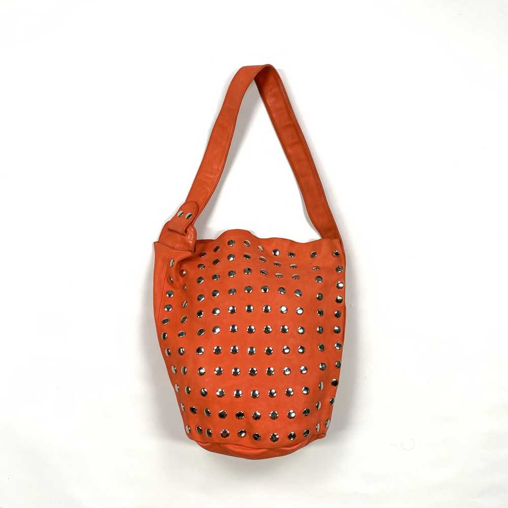 Marni 2010 Studded Leather Tote / Bucket Bag - image 5