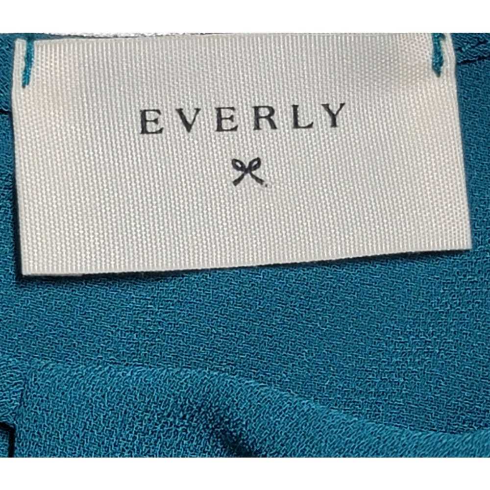 Other Everly Teal Green Keyhole Neck Evening Maxi… - image 4