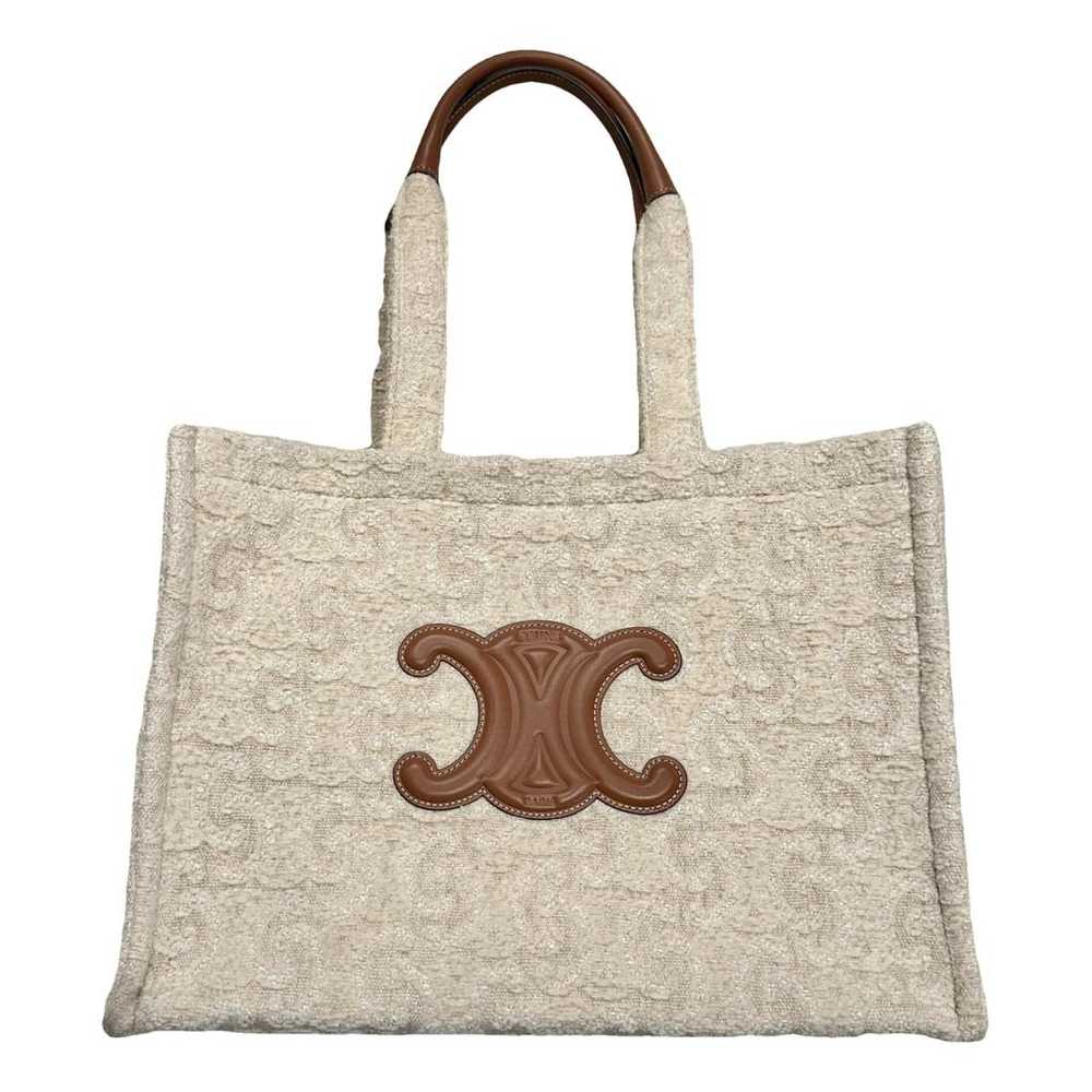 Celine Cabas Horizotal tweed tote - image 1