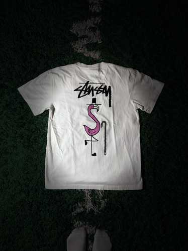 Streetwear × Stussy Stussy Flamingo T-Shirt