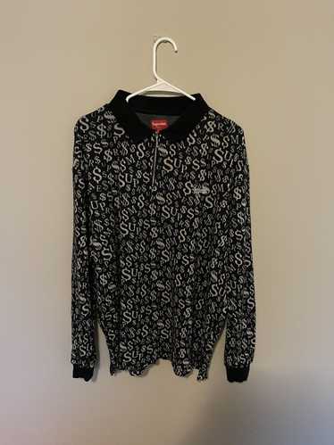 Supreme Supreme Currency Jacquard Quarter-Zip