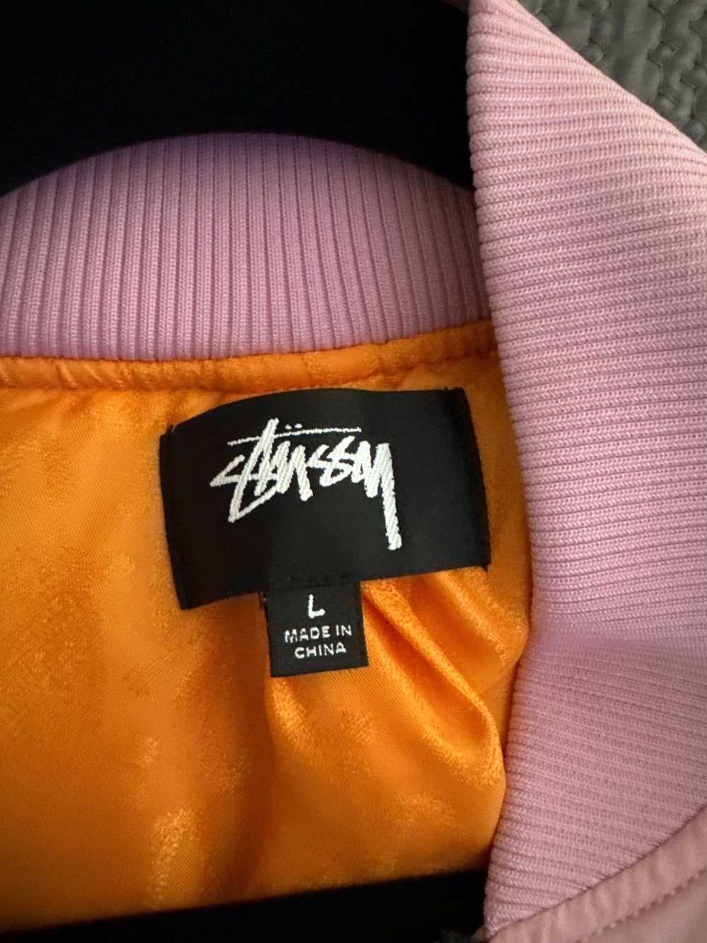 Stussy Pink Stussy Bomber Jacket - image 2