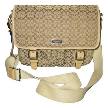 Coach Canvas Courier Crossbody leather crossbody b